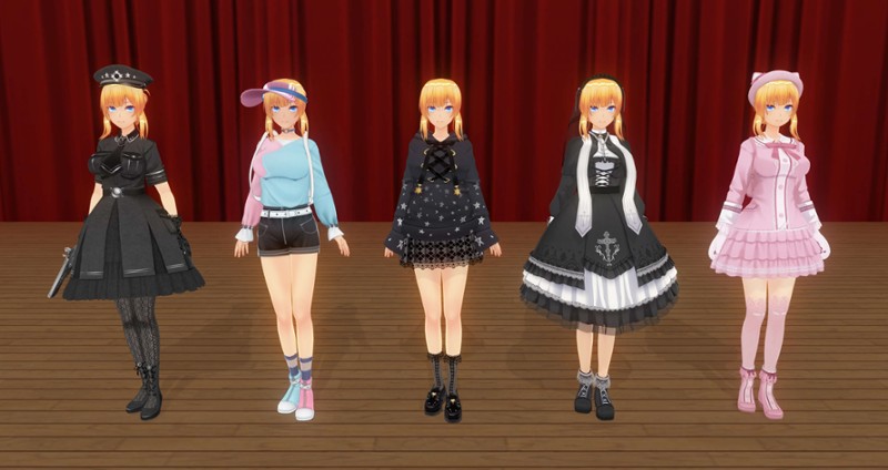 Custom Order Maid 3D2 Happy New Year Lucky Bag 2024 type Costume screenshot