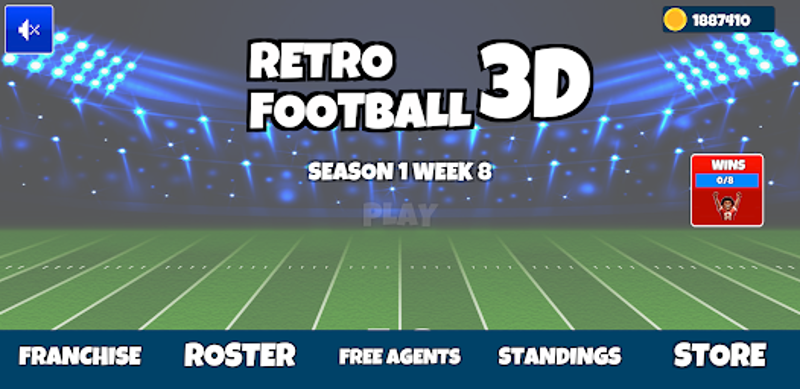 Retro Football 3D 2 : TD Glory screenshot