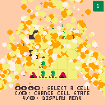 Tents and Trees 8-bit Image