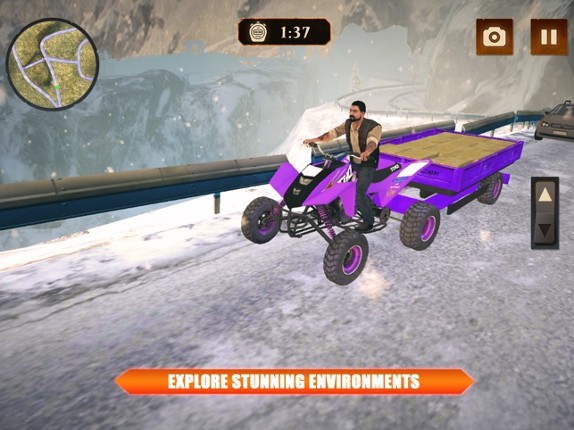 Offroad QuadBike Transport Sim screenshot