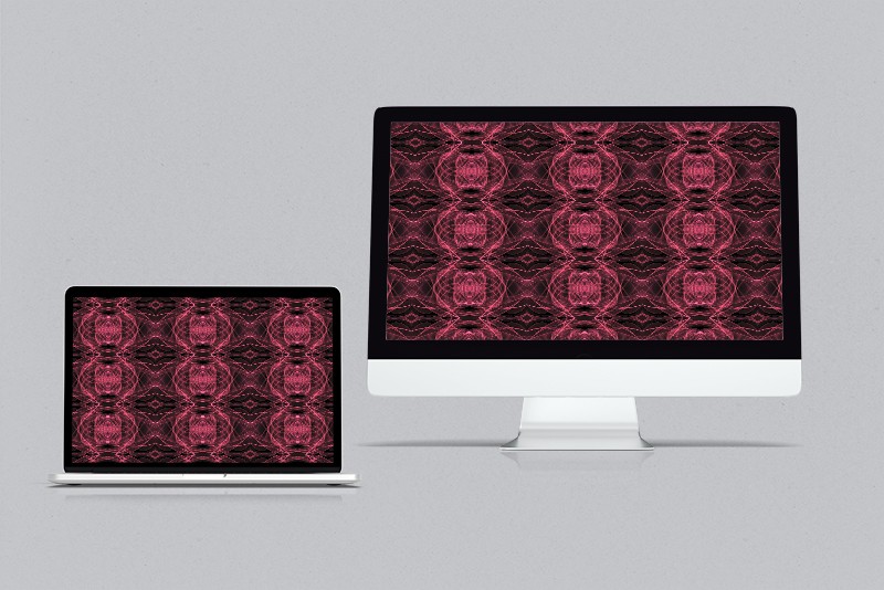 Games like Red Abstract Fractal 4K Wallpaper ~ Liquid Light Series #4