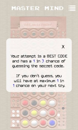 Vintage Master Mind screenshot