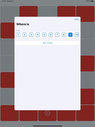 Where is — Shulte Table Image