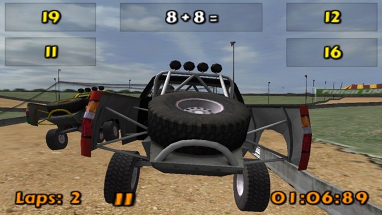 3D Math Racing - A Fast Free Math Facts Game screenshot