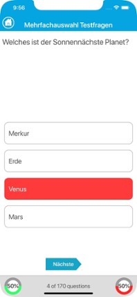 Das Sonnensystem Quiz screenshot
