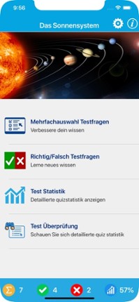 Das Sonnensystem Quiz Image