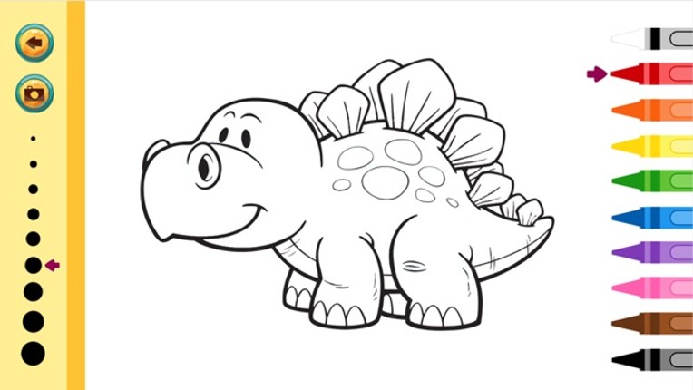 Dinosaurs Coloring Book - Painting Game for Kids Image