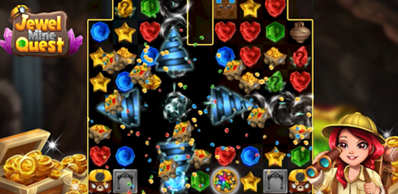 Jewel Mine Quest: Match-3 screenshot