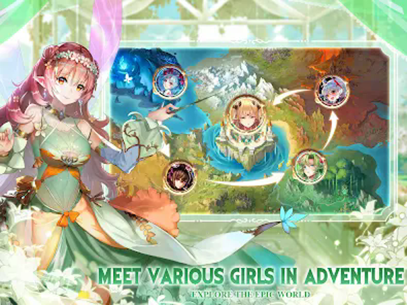 Girls' Connect: Idle RPG screenshot