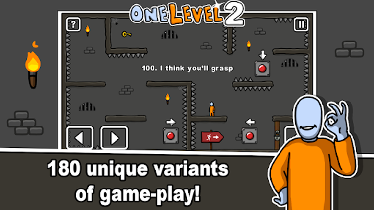 One Level 2 Stickman Jailbreak screenshot