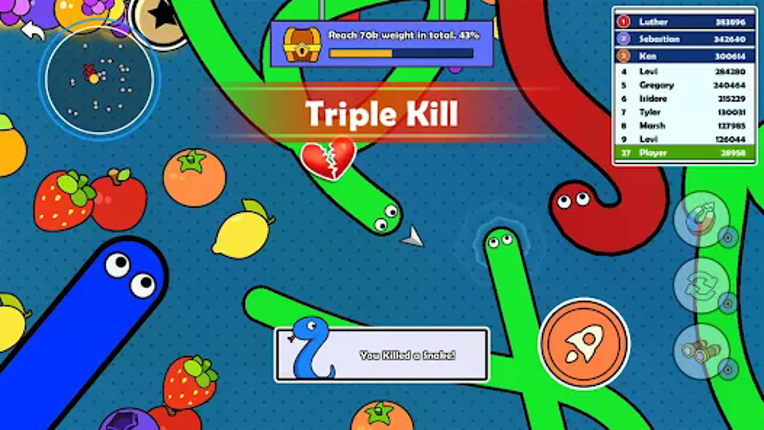 Snake Doodle - Worm .io Game screenshot