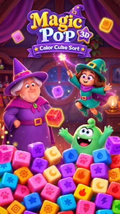 3D Magic Pop™: Color Cube Sort screenshot