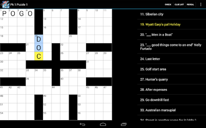 Crossword (US) screenshot