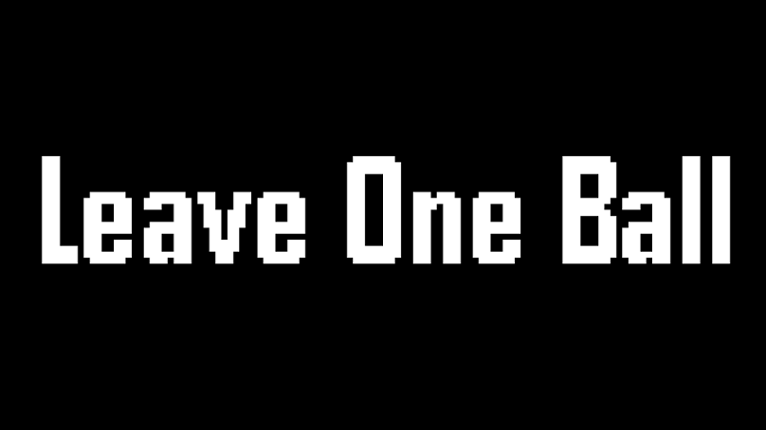 Leave One Ball Image