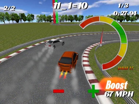 Math Racer Game screenshot