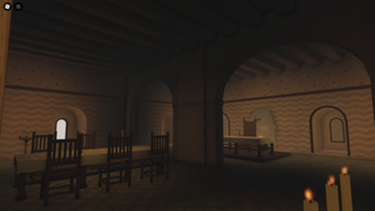 Roblox English Castle Map – 1300s Water-Surrounded Fortress Asset screenshot