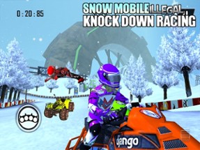 SnowMobile Illegal Bike Racing Image