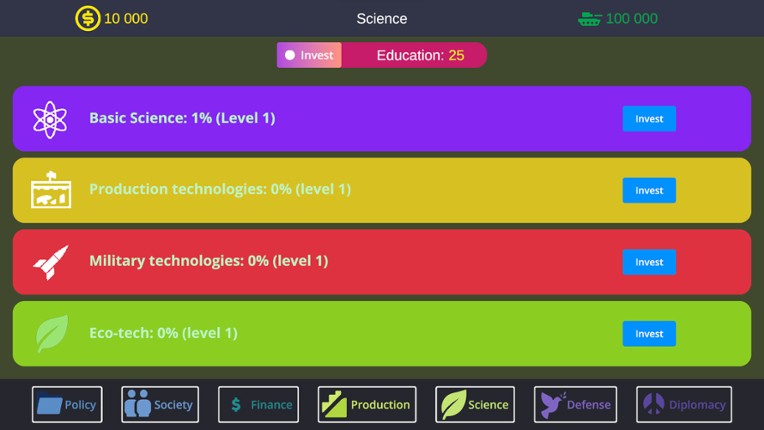 Statecraft screenshot
