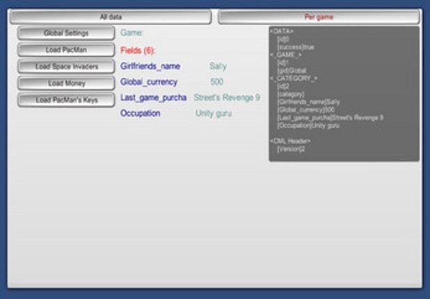 WordPress for Unity Bridge: Data Extension screenshot