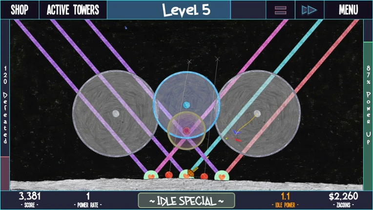 ZaciSa: Idle Defense! screenshot