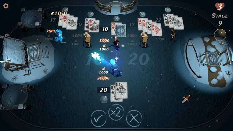 Blackjack Wars screenshot