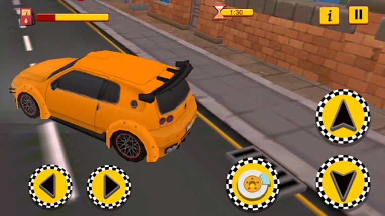 Blocky Taxi Drive Simulator 3D Image