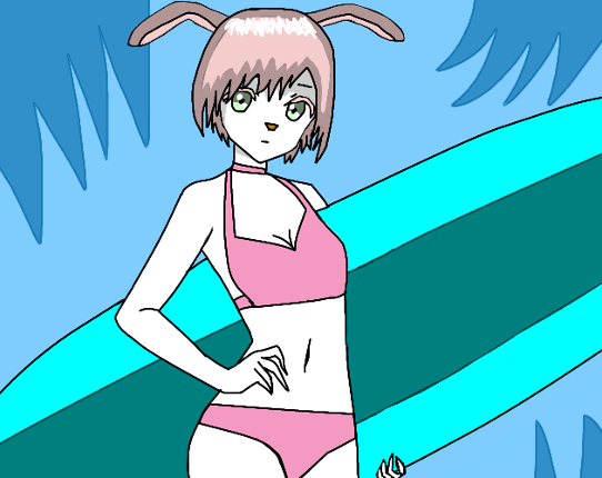 Bunny Girl Surfer Game Cover