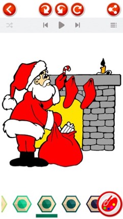 Christmas Coloring Book  - Xmas Pictures to Color screenshot