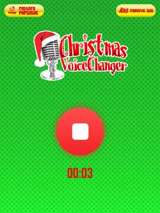 Christmas Voice Changer, Sound Recorder & Modifier screenshot