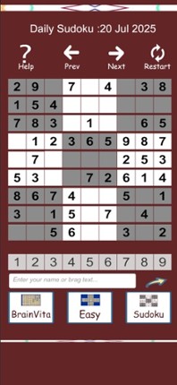 Daily BrainVita &amp; Sudoku screenshot