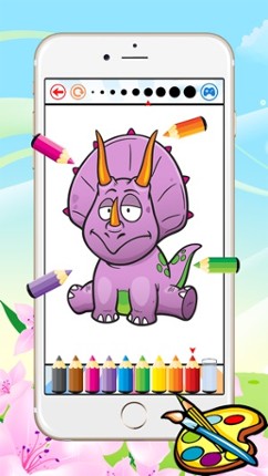 Dinosaur Dragon Coloring Book - All In 1 Dino Drawing, Animal Paint And Color Games HD For Good Kid screenshot