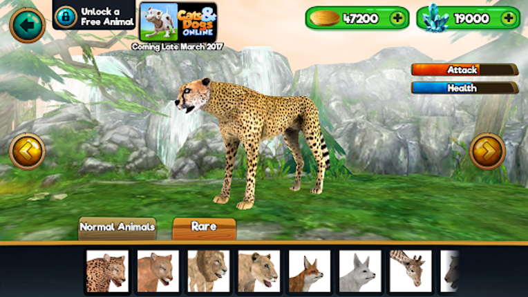 Animal Sim Online: Big Cats 3D Image