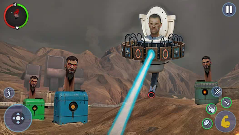 Toilet Monster-Toilet Games 3D screenshot