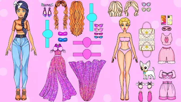 Paper Dolls DIY Dress Up Games screenshot