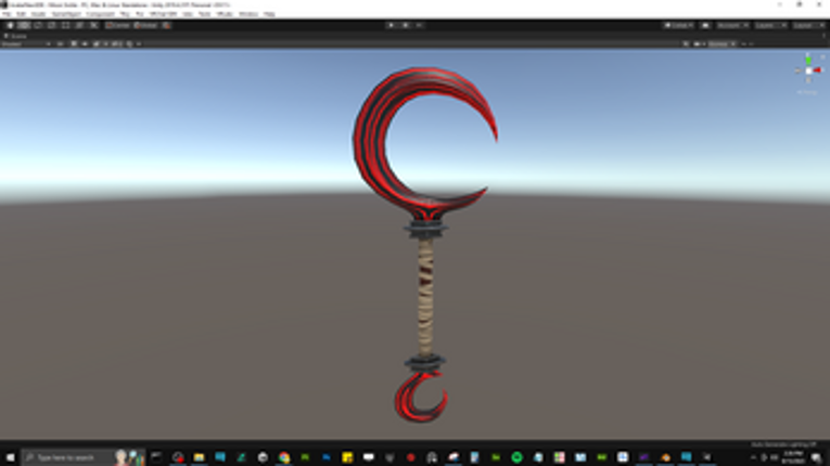 Moon Sickle - Free Weapon for VRC/Unity/Godot/Unreal Image
