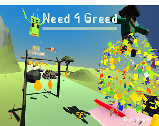 Need 4 Greed: A Finite Runner Game Cover