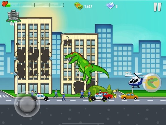 Jurassic Dinosaur City Rampage screenshot