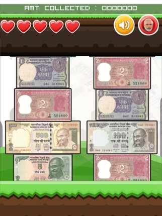 Modi Black Money Tiles Game screenshot