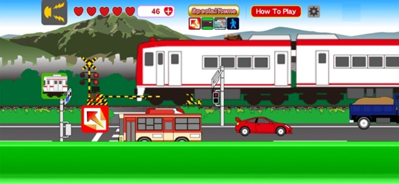 Railroad Crossing Train S Image