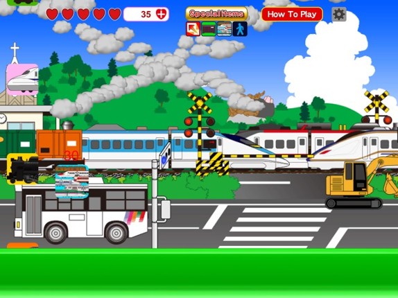 Railroad Crossing Train S Image