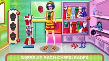 Soccer Cheerleaders Dressup Image