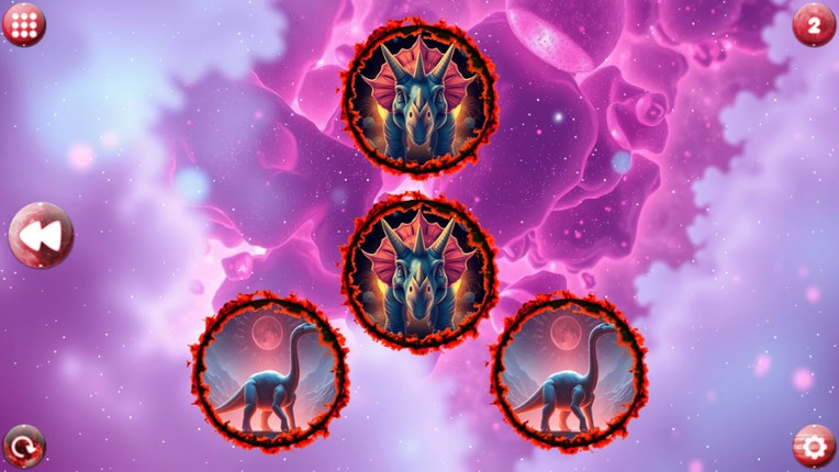 Space Memory: Dinosaurs screenshot