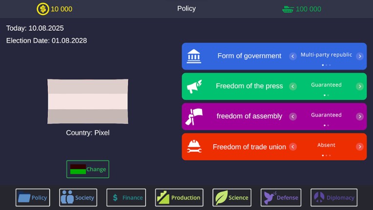 Statecraft screenshot