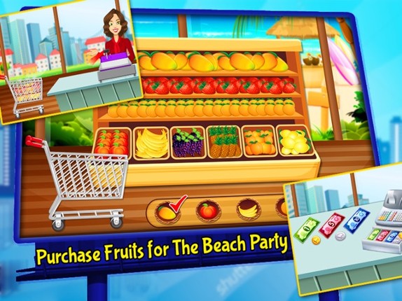 Supermarket Boy Summer Shopping Mall - A grocery Store & Cash Register game screenshot