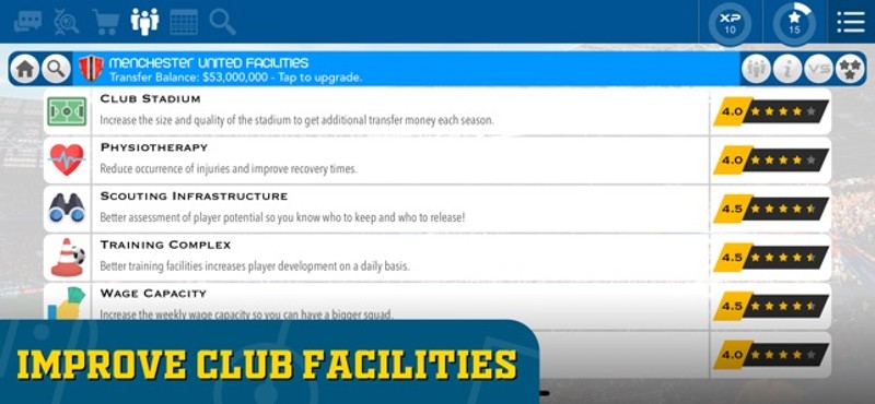 Superstar Football Manager screenshot