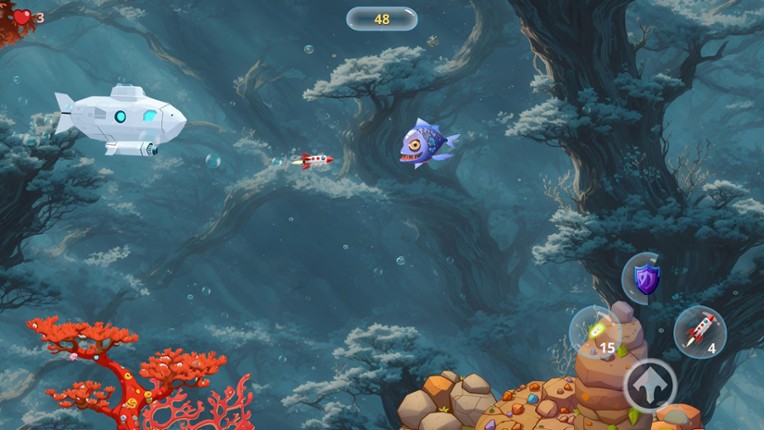 Underwater Submarine Rush screenshot