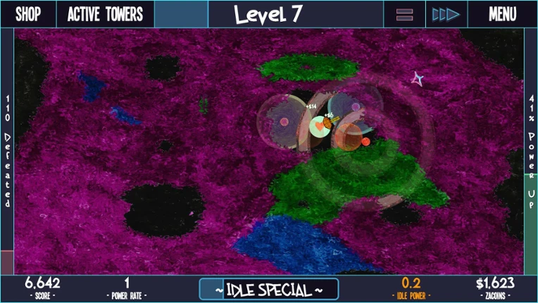 ZaciSa: Idle Defense! screenshot