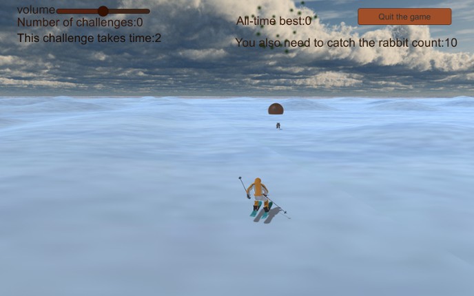 Chasing rabbits in snow screenshot