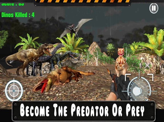 Dino Hunter Sniper 3D - Dinosaur Target Kids Games Image