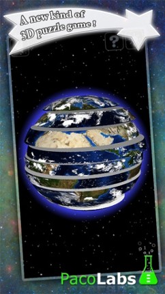Earth Puzzle - a spherical puzzle game in 3D screenshot
